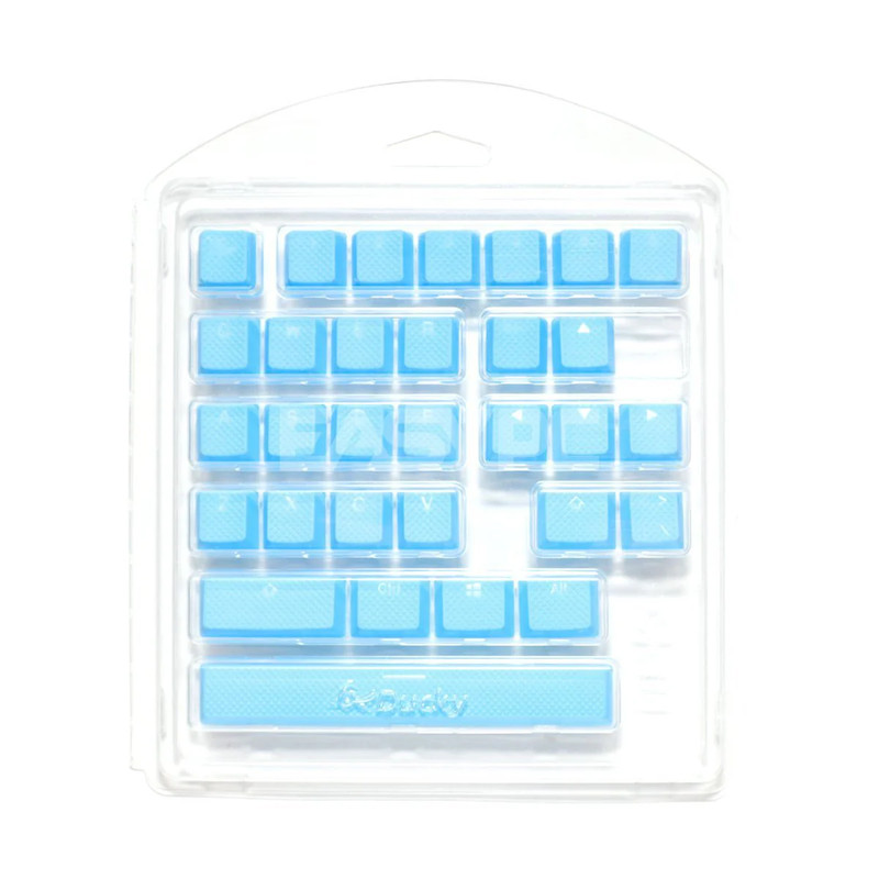 Ducky Seamless Doubleshot Rubber 31 Keycap Set - Blue - أكسسوار لوحة مفاتيح
